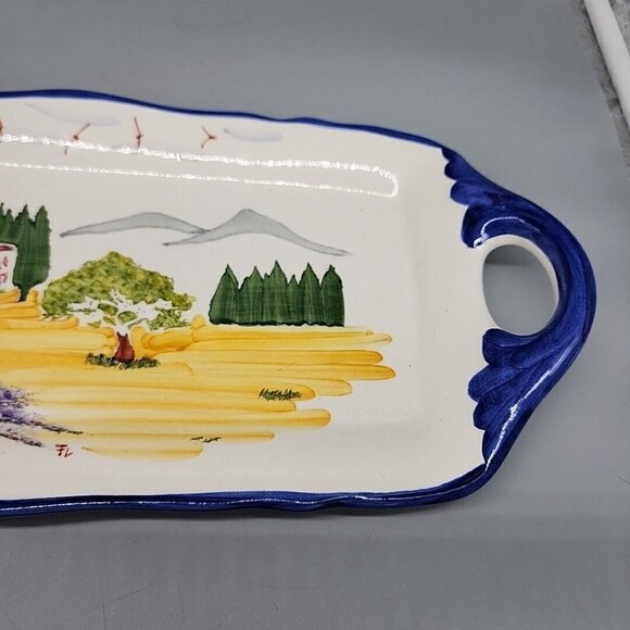 Sur La Table Scenic Handle Platter Rectangular Portugal - Picture 4 of 7